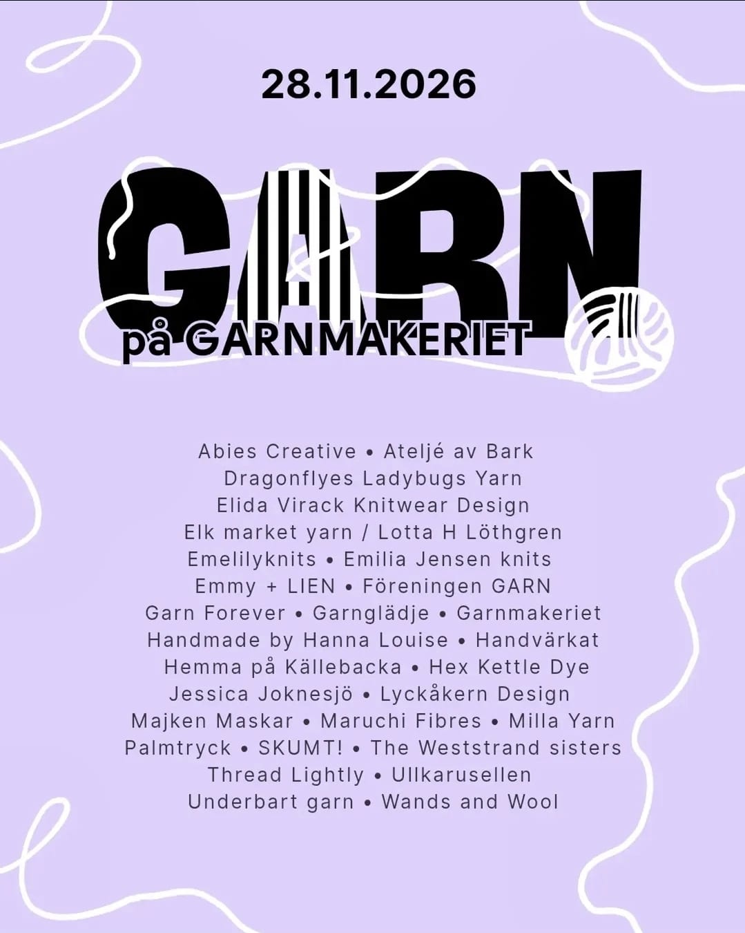 GARN på Garnmakeriet 28/11